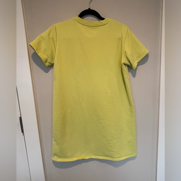 Theory Lemon Short Sleeve Sweatshirt Dress - Picture 2 of 5